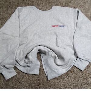 Vtg 90s Ceftin/Zantac Co-Promotion Sweatshirt XL Made USA Retro Pharma Ad Wear